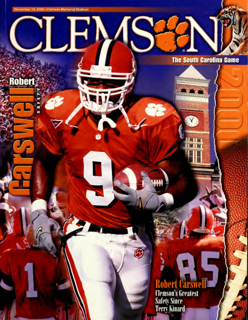 2000 South Carolina vs. Clemson Game Program