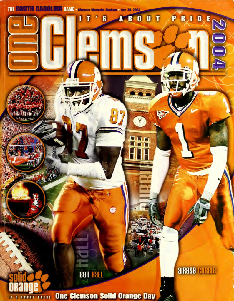 2004 South Carolina vs. Clemson Game Program