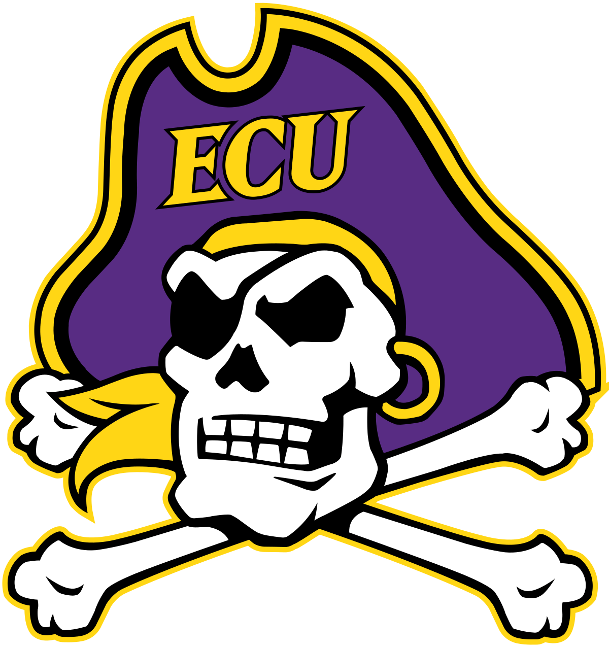 East Carolina Pirates Football Logo
