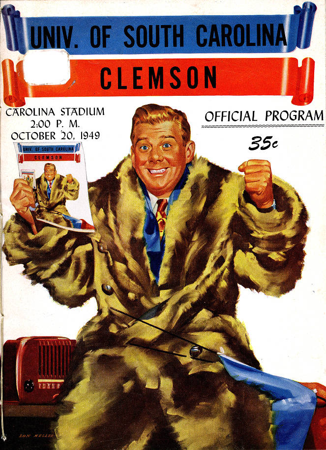 1949 South Carolina vs. Clemson Game Program