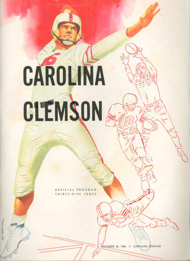 1956 South Carolina vs. Clemson Game Program