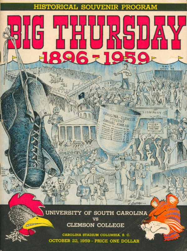 1959 Clemson Carolina Game Final Big Thursday Game