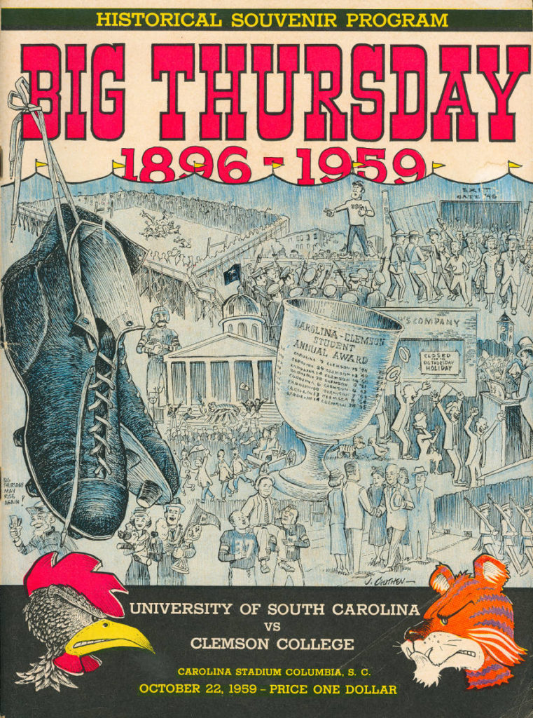 1959 South Carolina vs. Clemson Game Program